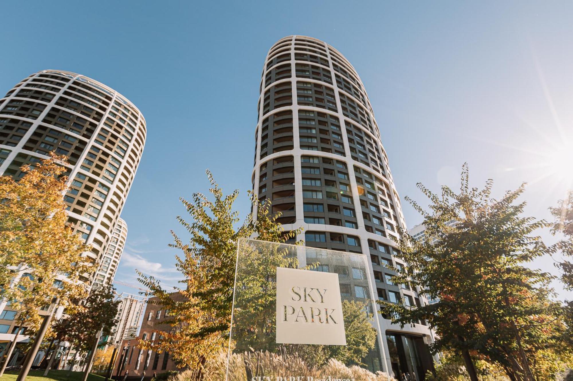 Skau Blue Residence In Sky Park 21 Floor 2 Tower Panoramic View Free Parking Bratislava Exteriér fotografie